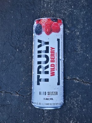 truly seltzer and wild berry bar sign 2 pack....free shipping