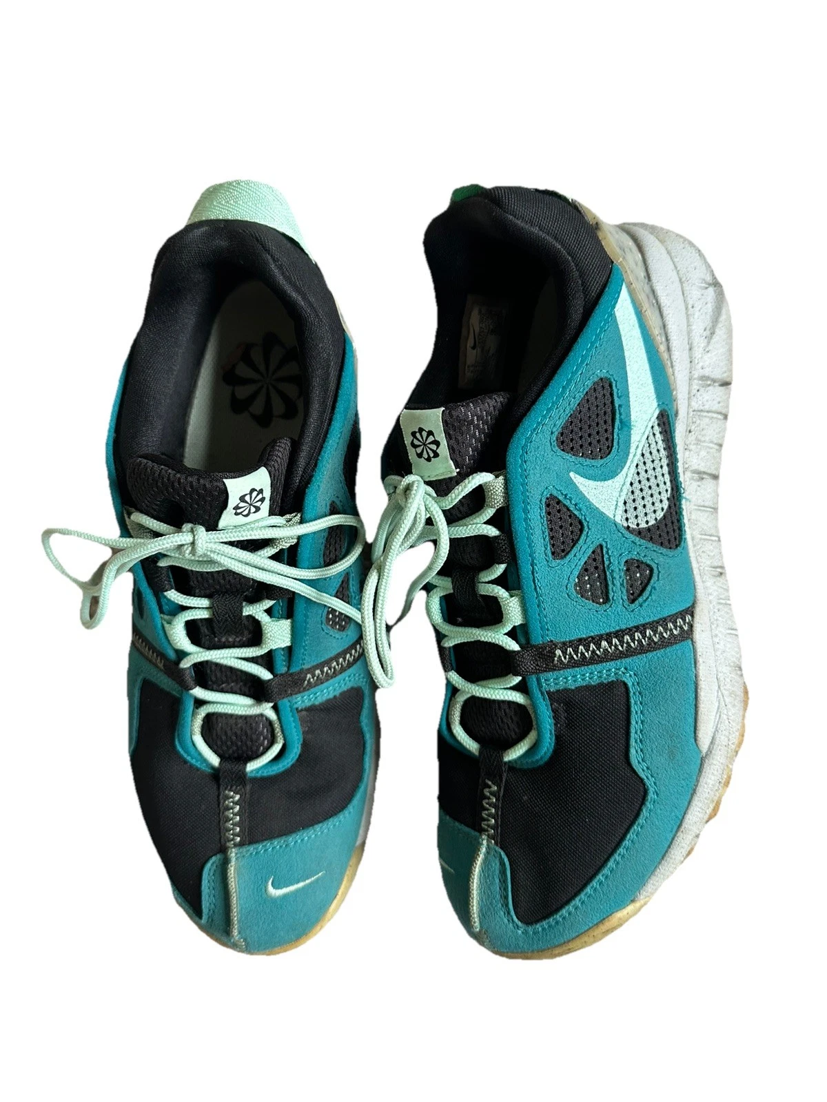 Nike Free Terra Vista Men’s 9.5 Trail Running Hiking Shoes Teal Black