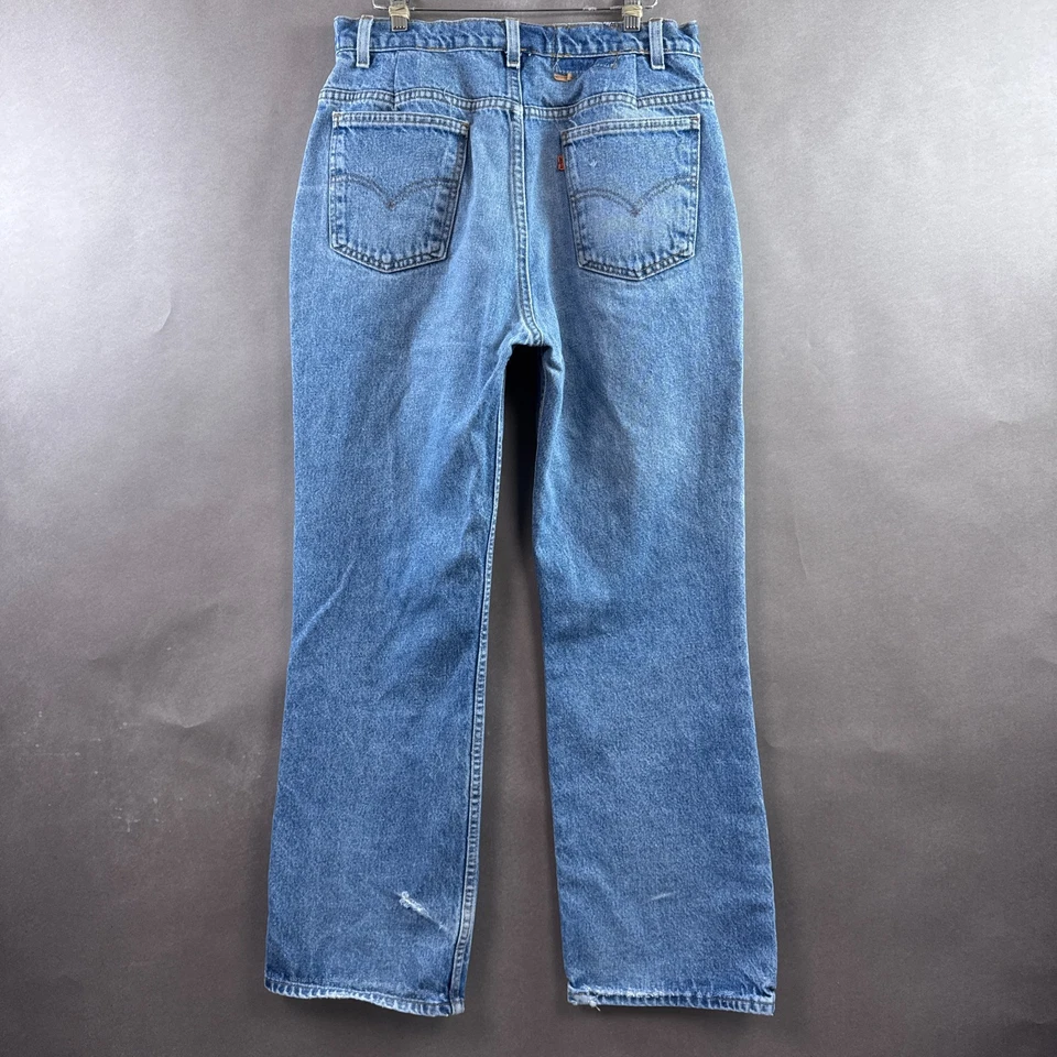 Jeans Levis Vintage Para Hombre 32x32 Azul Años 90 517 Naranja Acampanado Bootcut 646 Hecho en EE. UU. Foto 3 de 4