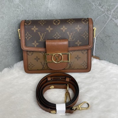 Louis Vuitton Mini Dauphine 'Brown Monogram Reverse Canvas' - Very Good #U0TO9A