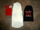 Lot 2 M Dog-Wondershop Hoodie Winter White Sherpa/fleece+ Fab fireplace black — photo 1