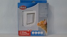 TRIXIE Trampilla Cats 4 Options, 20 X 22 Cm, White - Way Cat Flap G cm Doors