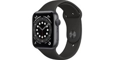 Apple Watch Series 6 40mm Space Black Aluminum Case with Black Sport Band