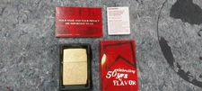 Marlboro Brass Zippo Lighter J 04 Vintage Gold Dust 