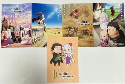 Re:Zero Postcard Chayamachi Oshi Festival Machiasobi 2pcs