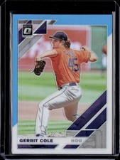 2019 Donruss Optic #162 Gerrit Cole Carolina Blue/White