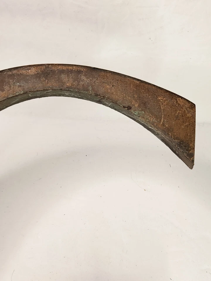 Letra de tienda de latón antigua inicial placa letra "G" 8,25" Foto 2 de 4