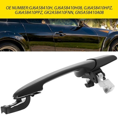 Right Passenger Side Exterior Door Handle Black For Mazda 3 5 6 CX
