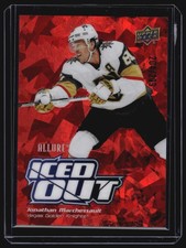 2022-23 Upper Deck Allure #IO-18 Jonathan Marchessault Iced Out Red #/299