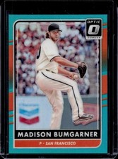 2016 Panini Donruss Optic Madison Bumgarner Aqua #/299 Giants