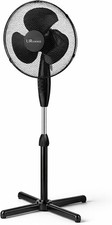 Heavy duty Silent 16Inch Electric Oscillating Rotating Pedestal Fan 3speed Black