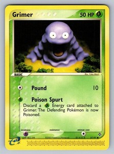 Grimer 57/97 EX Dragon Common Pokémon TCG