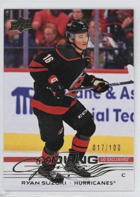 2025-26 Upper Deck Series 1 Young Guns Exclusives 17/100 Ryan Suzuki #214 1fg6