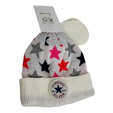 Converse Chuck Taylor All Star Print Beanie Hat and Gloves Set Baby 12-24 Months