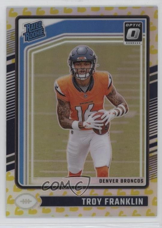 2024 Panini Donruss Optic Rated Rookie Flex Prizm 119/149 Troy Franklin #294 4g8