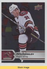 2017-18 Upper Deck AHL SPs Silver Foil Nick Merkley #127 READ 01ks