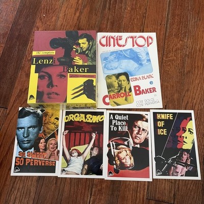 COMPLETE LENZI BAKER GIALLO COLLECTION BLU RAY SEVERIN + Art Cards & magazine