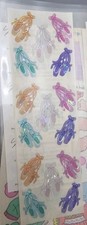 Sandylion Stickers Prismatic Ballet Shoes 1 Strip Vintage Stickers