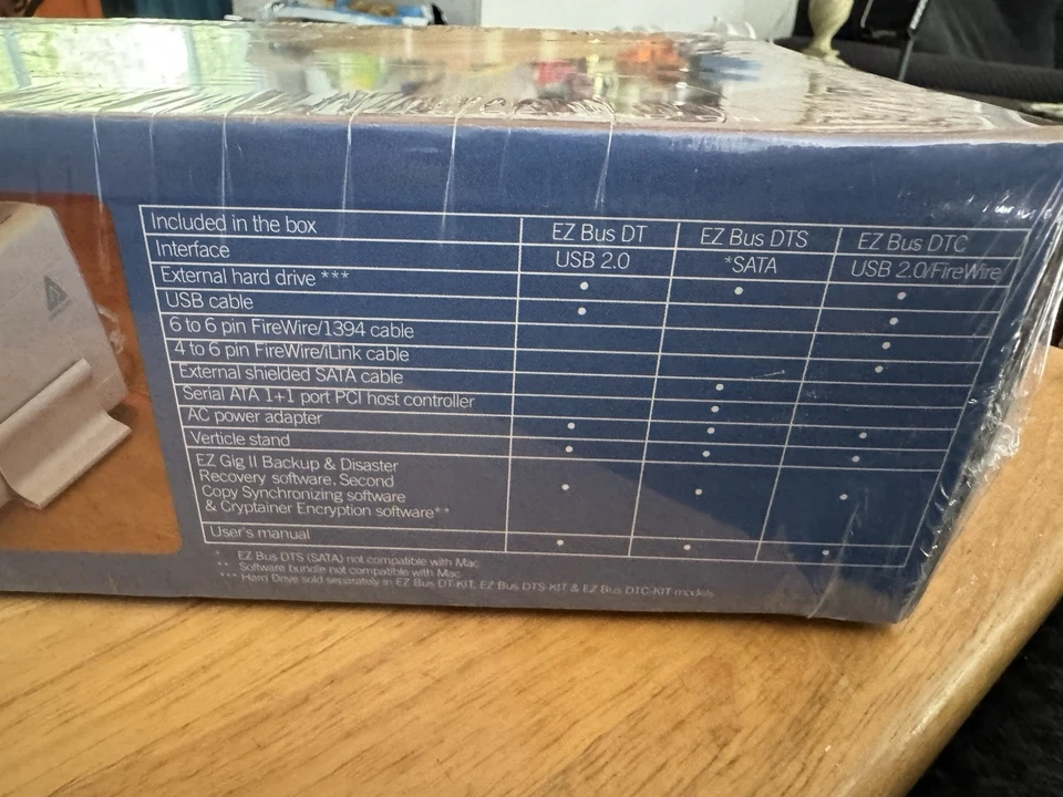 EZ Bus Desktop Back Up Apricorn USB 2.0 Interface 80GB Hard Drive - Image 3 of 4