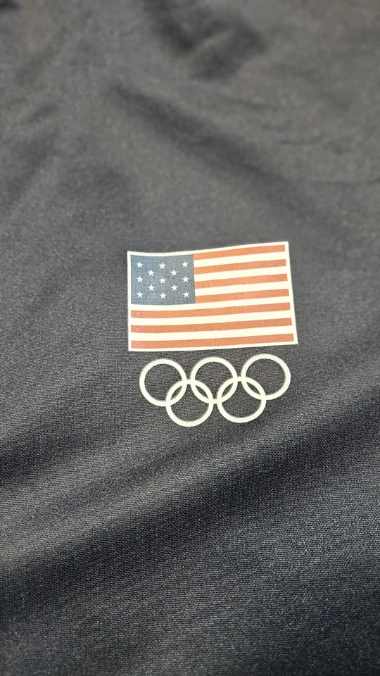 Chaqueta con capucha del Comité Olímpico de los Estados Unidos para hombre XL azul bandera de Estados Unidos cremallera completa EE. UU. Foto 4 de 4