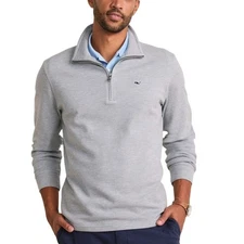 Vineyard Vines Saltwater 1/4 Zip Granite 2022 Size XL