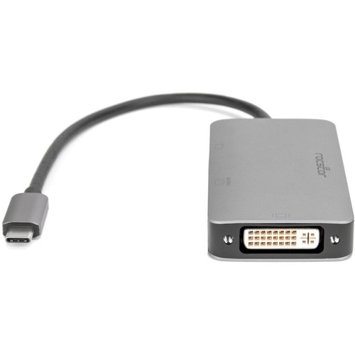 Rocstor Premium USB-C Multiport Hub 3-in-1, HDMI, VGA or DVI Adapter - Picture 3 of 5