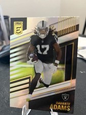 2022 Donruss Elite Football Holo Rainbow Foil Davante Adams Raiders #74