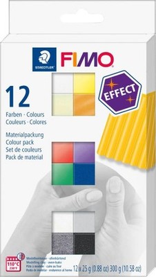FIMO effect Colour Pack 12 x 25 g 12 Farben  Knet- & Modelliermaterial