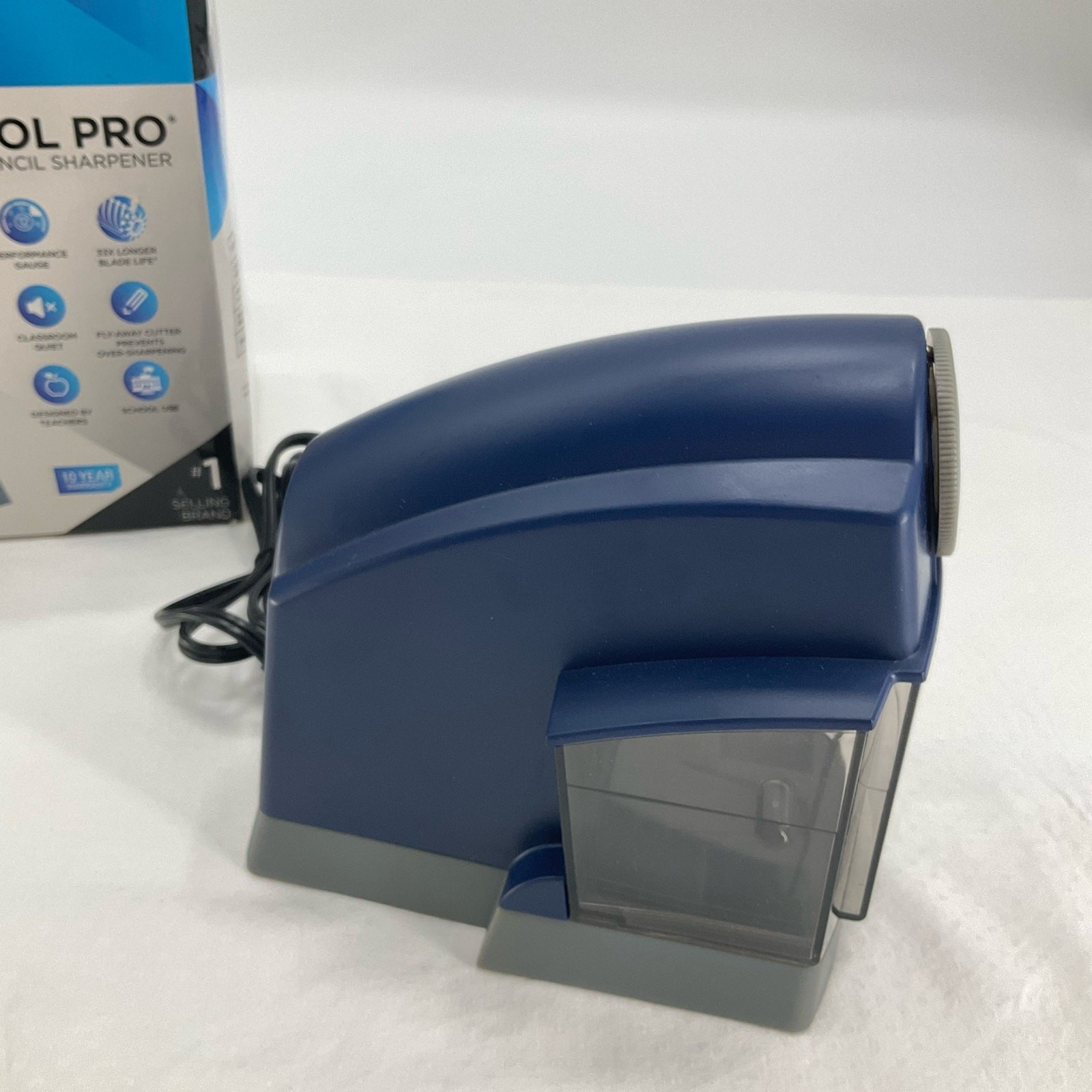 X-ACTO SCHOOL PRO ELECTRIC PENCIL SHARPENER, Blue