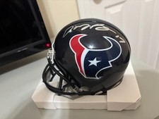Davin Bellamy Signed Autographed mini helmet Houston Texans UGA Bulldogs