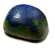 V. SMALL NATURAL AZURITE & MALACHITE TUMBLESTONE - 2.3 x 1.5 cms  8.35 gms  #B