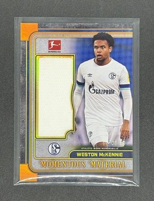 Weston McKennie 2019-29 Topps Museum Collection Bundesliga Gold 08/50 Patch USA