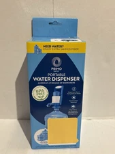 Primo Portable Jug Bottle Manual Pump Water Dispenser for 3 or 5 Gallon Jugs