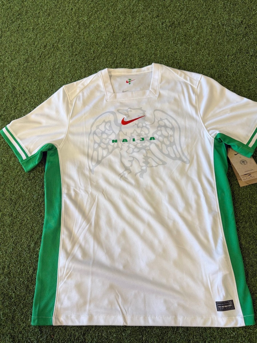 Nike Men's Nigeria National Team 2024 Home Stadium Jersey - White