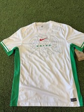 Nike Men's Nigeria National Team 2024 Home Stadium Jersey - White/Green