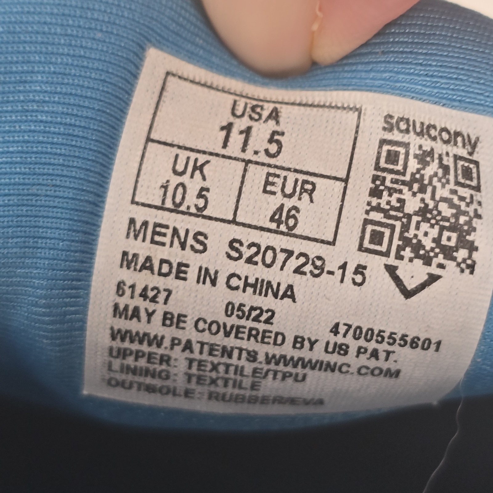 Saucony Men's Ride 15 Running Shoes Gray Alloy Topaz Size 11.5 S20729-15 Sneaker thumbnail 5