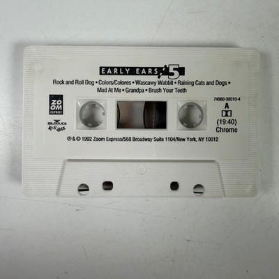 Early Ears 5 Cassette 1992 Zoom Express BMG Kidz Children's Chrome Tape