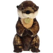 Aurora Miyoni Tots Sitting Pretty River Otter 10 Inch Plush Figure NEW IN STOCK