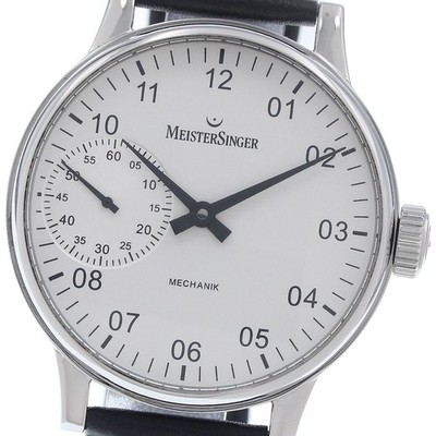 MeisterSinger AM5.01 Script Small Second Handaufzug Herrenuhr gebraucht