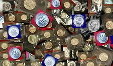 1968 to 2015 P+D Roosevelt Dime Set ~ 1996 W 1982 PD & 1983PD All in Mint Cello 