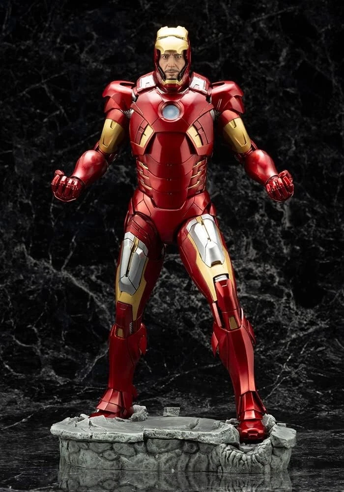 KOTOBUKIYA ARTFX IRON MAN MARK 7 AVENGERS 1/6 PVC Figura de Japón nuevo