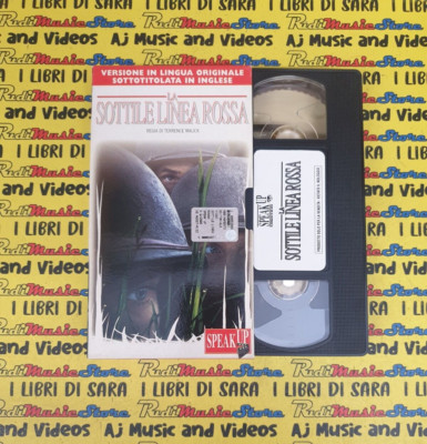VHS cartonata LA SOTTILE LINEA ROSSA 1998 EN 20th CENTURY FOX SPEAK UP (F113)
