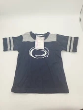 Penn State Two Feet Ahead Children's Football Tee 100% Cotton NAvy Size 3