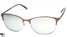 NEW GANT GA8051 49G MATTE BROWN /BROWN MIRROR LENS SUNGLASSES 57-16-135 B45mm