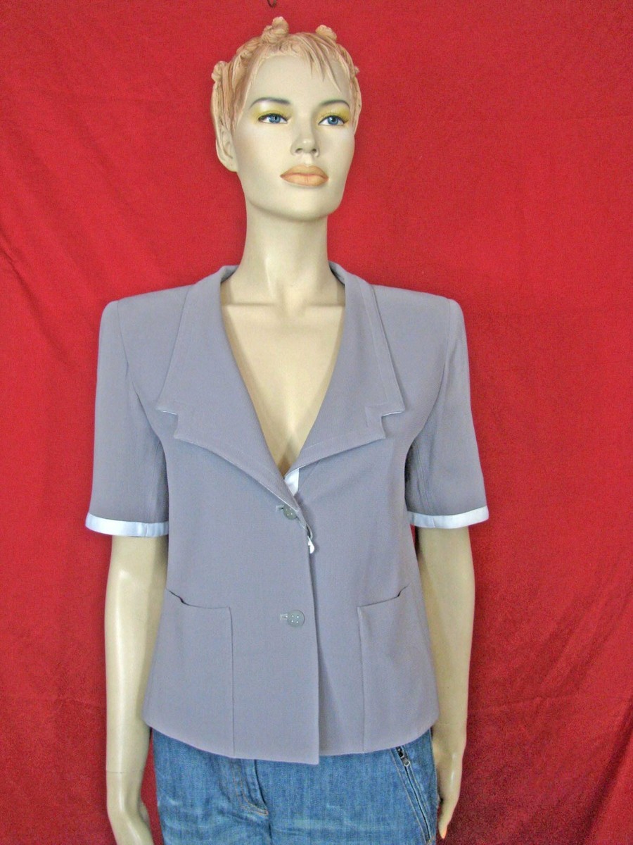MONTANA Claude Montana Paris Gorgeous Jacket sz 40 Made in Italy