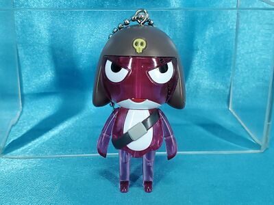 Sunrise TV Tokyo Keroro Gunso Chiki Chiki Mini Figure Keychain Clear Ver Giroro