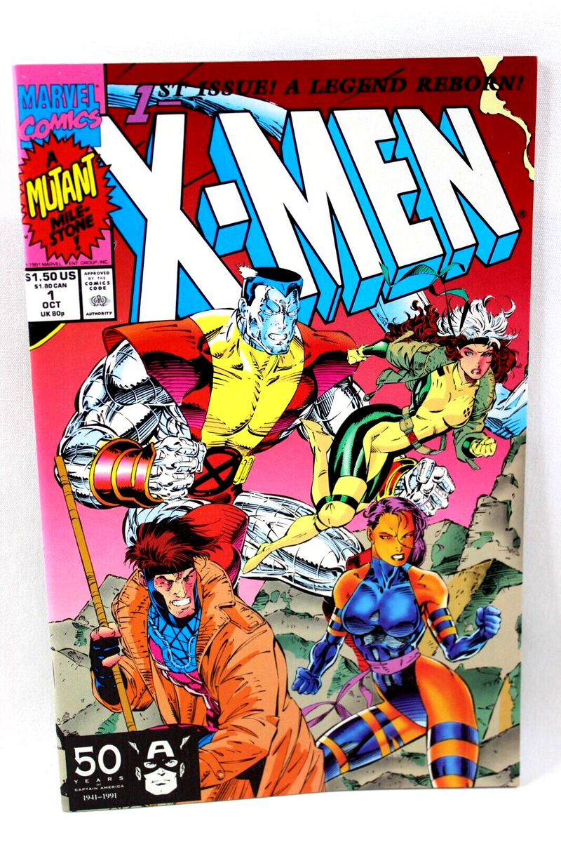 X-Men #1 Psylocke Gambit Cover 1st Acolytes Appearance 1991 Marvel