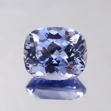 AAA Natural Kashmiri Cornflower Blue Sapphire Loose Cushion Gemstone Cut 6.70 Ct