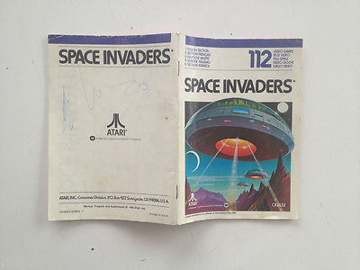 Manual De Instrucciones Video Juego Space Invaders Atari 80s