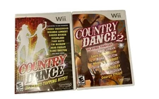 Wii Country Dance 1 & 2 Wii, game lot/set BUNDLE COMPLETE Music Dancing CIB